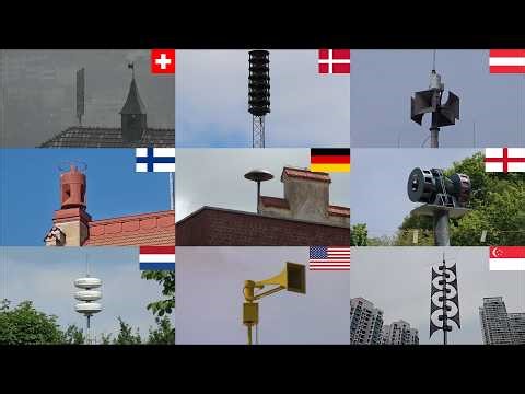 Civil Defense Warning Sirens Collection 🚨 | World Compilation 2026 🌍