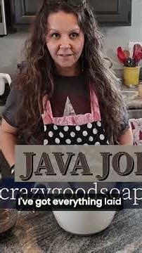 java jolt coffee soap #soapmaking #diy #recipe #justsoaps