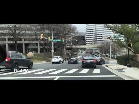 POV Drive from Arlington, VA to Washington, DC | I-395, GW Pkwy & Key Bridge (March 2025)