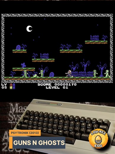 GUNS N GHOSTS - PSYTRONIK (C64 2013) My favourite C64 game to play at this time of year!! #gaming #C64 #commodore64 #gamer #commodore