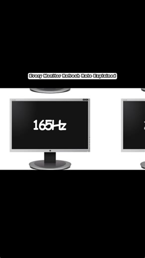 Every Monitor Refresh Rate Explained ( 165Hz ) #165hzmonitor #hz #monitors #refresh
