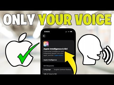 How To Set Siri Only For My Voice (iPhone) - NEW 2026✅