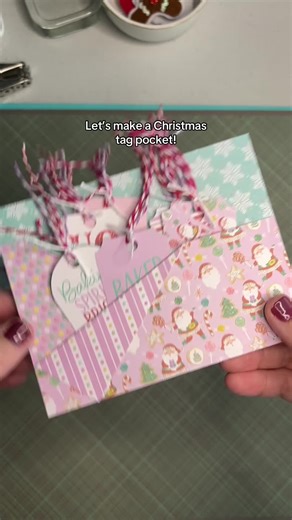 Adorable Christmas Tag Pockets for Holiday Gifts