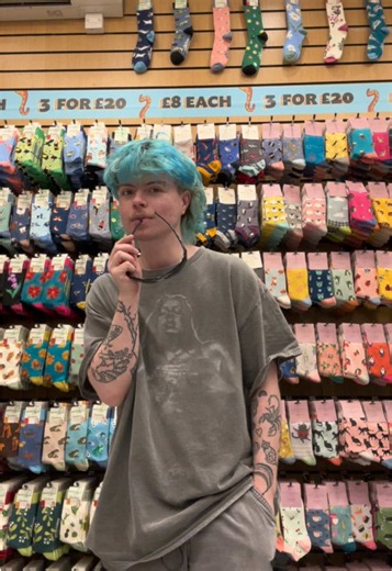 FUN SOCKS!! 🧦 I already have a pair of cat socks for every day of the week but I want those fluffy white cat socks since it looks like @Mr Wizard !! 🐈 #socks #funsocks #brighton
