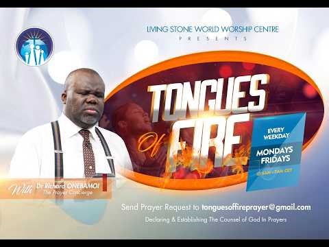 Tongues of Fire Prayer with Dr. Richard Onebamoi | 17 April 2026 | Living Stone World Evere.