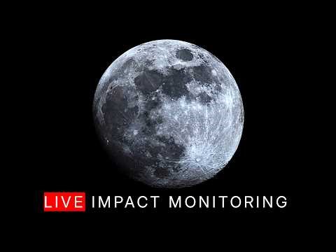 LIVE Moon Monitor with Relaxing Music | Telescope View | March 22, 2026