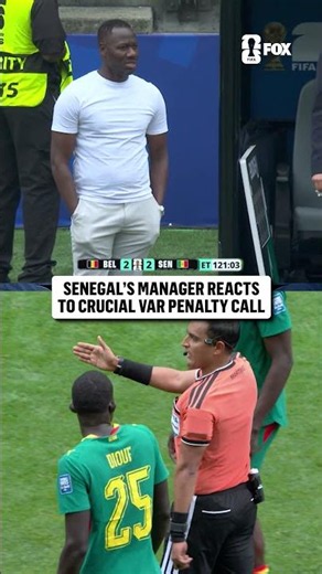 Senegal manager Pape Thiaw when the penalty was called against his team in extra time