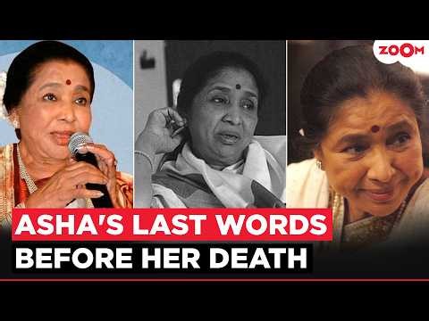 What were Asha Bhosle’s FINAL words? The Emotional TRUTH revealed