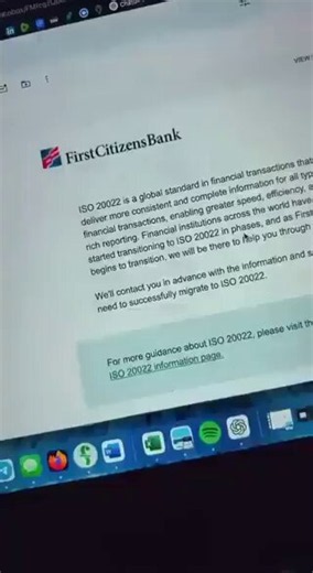 Pastor Bob Joyce on X: "🏦 BANKS ARE CHANGING! First Citizens Bank is informing customers about its transition to ISO 20022. This is how financial modernization happens: step by step, across the banking system. XRP isn’t mentioned, but interoperability is exactly the kind of challenge XRPL was built" / X