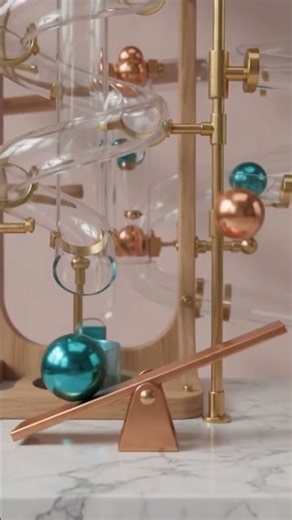 The Ultimate Marble Machine 🤯🟢 Satisfying Rube#RubeGoldberg #Satisfying #MarbleRun #OddlySatisfying