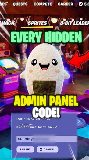 ALL SECRET Fortnite Admin Panel Code! 👀