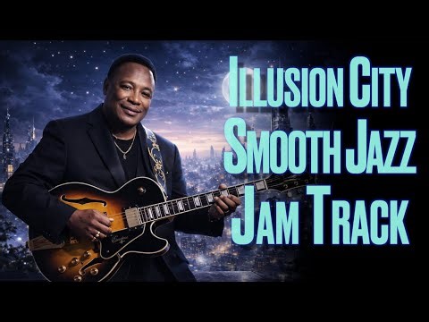 Illusion City Smooth Jazz Backing Track in B Minor↓Chords