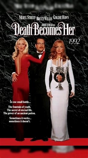 Bruce Willis, Meryl Streep and Goldie Hawn in Death Becomes Her 💜💎