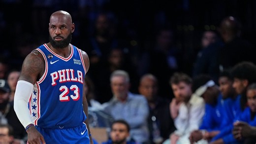 Sixers list LeBron James and Dean Wade as questionable vs. Bucks