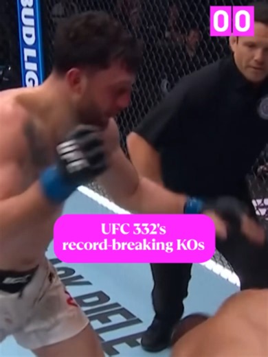 Most Knockouts in a Single UFC Event — UFC 332 Highlights
