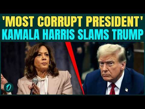 Kamala Harris SLAMS Trump: “Most Corrupt, Callous & Incompetent Admin in U.S. History” | US BREAKING