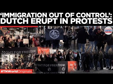 NETHERLANDS ERUPTS: Anti-Immigration Rally Clashes With Counter-Protest | Times Now World