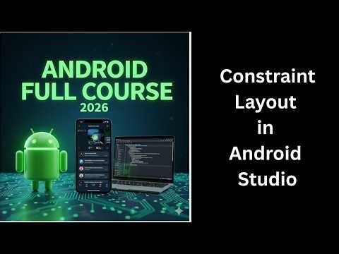 ConstraintLayout in Android Studio Explained | UI Design | Android Course (80)