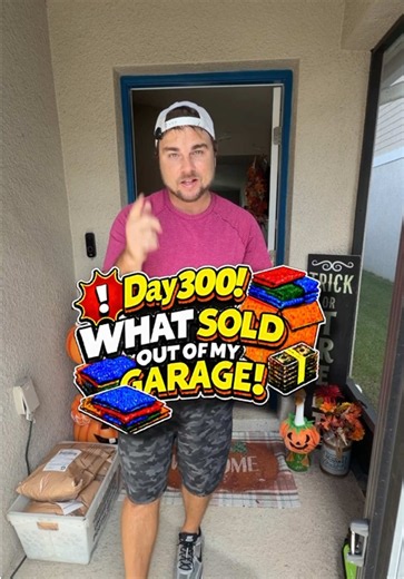Officially Made it to day 300! 🥳 If you’re new here, go back and check out all the other order pull videos! 65 more days to go! #reseller #ebay #whatsold