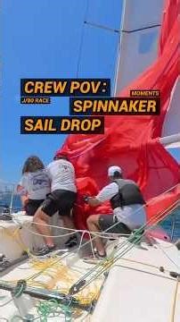 Crew POV: Spinnaker Drop And Quick Recovery on a J/80 (Gibraltar Regatta)