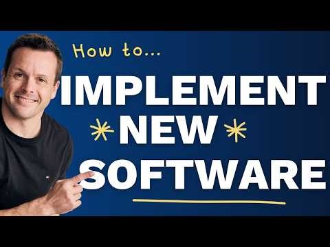 How To Implement New Software In A Company
