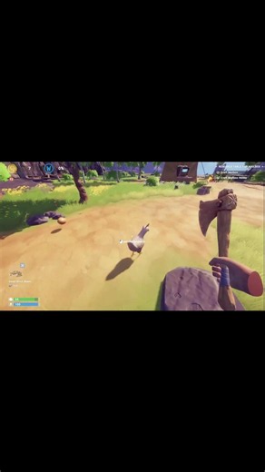 Put away the axe BEFORE you pet the chicken!