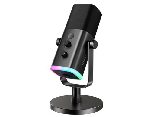 USB/XLR Dynamic Microphone for Podcast Recording, PC Computer Gaming Streaming Mic with RGB Light, Mute Button, Headphones Jack, Desktop Stand, Vocal Mic for Singing YouTube-AmpliGame AM8 - Newegg.com