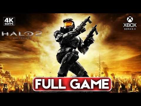 HALO 2 ANNIVERSARY Gameplay Walkthrough FULL GAME [4K 60FPS XBOX SERIES X] - No Commentary