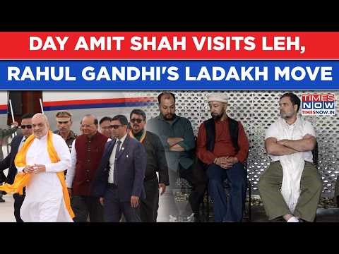 Rahul Gandhi's Ladakh Move On Day Amit Shah Visits Leh: LoP's Candid Interaction With Locals: Watch