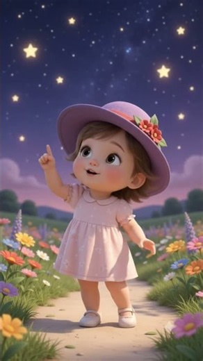 Twinkle Twinkle Little Star ⭐🌙 | Kids Cartoon Song | Nursery Rhymes for Kids | Baby Songs