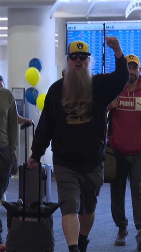 Back home with memories to last a lifetime! Brewers fans are returning from Florida after witnessing a historic World Series win at Tropicana Field.