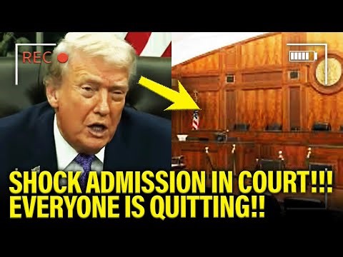 Trump ADMITS IN OPEN COURT that ALL HIS Lawyers QUIT