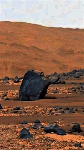 NASA’s Mars rover has captured another intriguing sight on the Red Planet 🔴 This unusual rock formation stands out clearly from its surroundings, drawing attention because of its shape, texture, and position on the Martian surface. At first glance, it may look mysterious, but scientists believe such rocks are shaped over millions of years by natural processes like wind erosion, temperature changes, and ancient volcanic activity. #MarsMystery #marsrover #NASA #fblifestyle #redplanet | Mars journ
