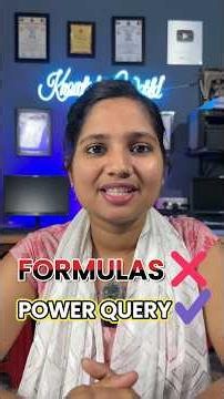 😎Power Query In Excel 🔥Advance Power Query Tricks #shorts #excel #powerqueryeditor #computer