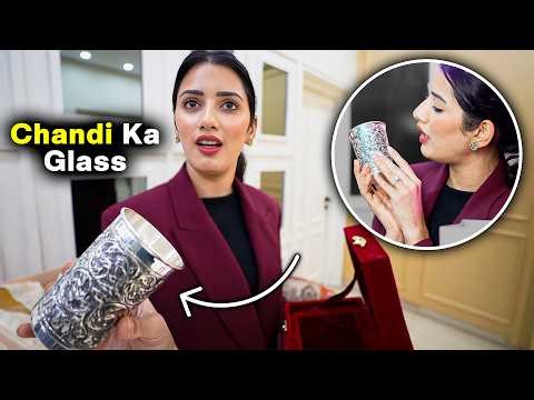 Neetu ne Diya Mummy Ko Birthday Gift 😍 | Gold Bangle