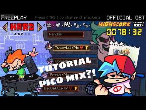 Friday Night Funkin' TUTORIAL (PICO MIX) Charted!!! (FNF Mod) (Pico/Nene)
