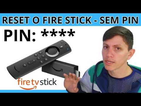 Resetar Fire Stick Amazon sem PIN (Não sabe o PIN)