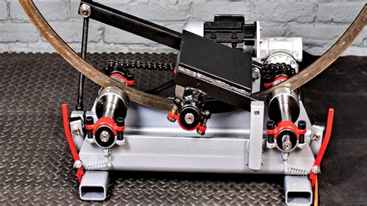 How I Made a Heavy-Duty Tube Bender with Recycled Materials | Workshop Project