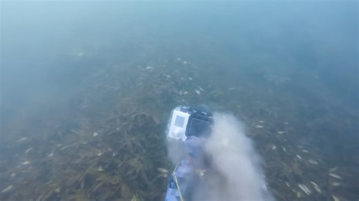 He dropped it right there - the last GoPro footage made the recovery much bigger