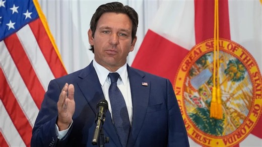 Gov. Ron DeSantis urges North Florida residents to stay alert as the hurricane strengthens