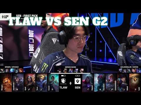 TLAW vs SEN Game 2 | LCS 2026 Spring Split Week 4 Day 2 | Team Liquid Alienware vs Sentinels G2