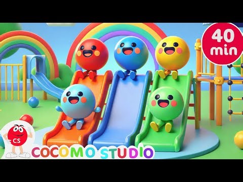 Color Slides Song | Learn Colors on the Playground