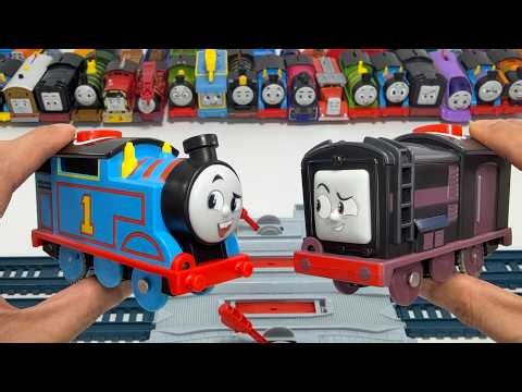 Thomas and Friends Motorized Engine 🏆 Talking Thomas Race with Talking Diesel, Percy, Gordon, James