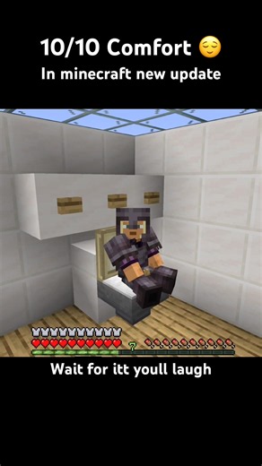 The BEST Secret Furniture Hack in the New Minecraft Update #minecraft #minecraftupdate #gaming