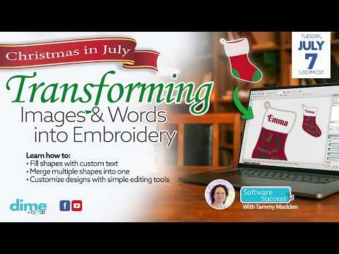 Transforming Images & Words into Embroidery