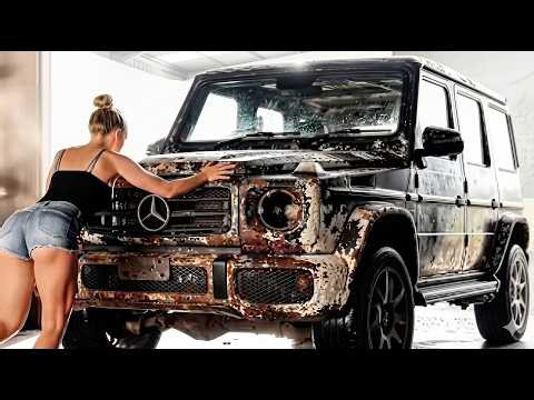 Sunken 2021 G63 Found on the Beach… Full Restoration