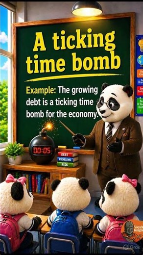 Ticking time bomb meaning? #learnenglish #vocabulary #englishlearning #englishvocabulary #vocabs
