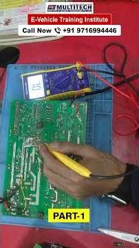 EV Charger Repairing Training | Live Practical Class 🔧 | EV Repairing Course