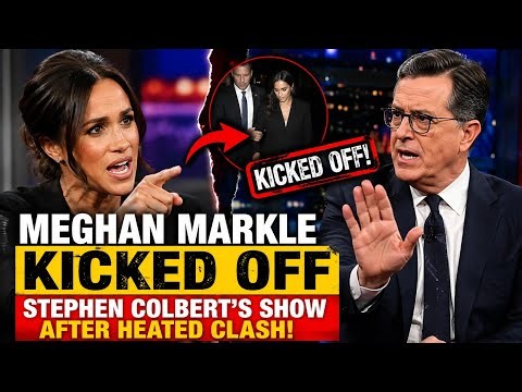 Meghan Markle Kicked Off Stephen Colbert’s Show After Heated Clash? | What Really Happened