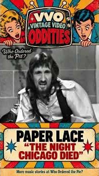 Paper Lace “The Night Chicago Died” | Vintage Video Oddities